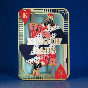 ALLJOY DESIGN | Tarjeta Felicitación Padre - King of Dads