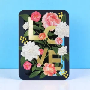 ALLJOY DESIGN | Tarjeta Felicitación Amor - Love Blossom