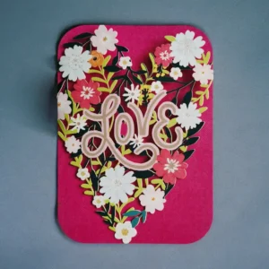 ALLJOY DESIGN | Tarjeta Felicitación Amor - Love Flowers