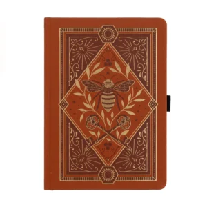 ARCHER & OLIVE | Cuaderno A5 Malla Puntos - Keeper of the Bees in Rust