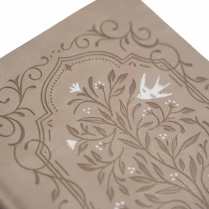 ARCHER & OLIVE | Cuaderno cuadrado (20x20 cm) Liso - Songbird In Beige