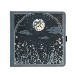 ARCHER & OLIVE | Cuaderno cuadrado (20x20 cm) Malla Puntos - Moonlit Garden