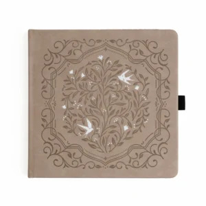 ARCHER & OLIVE | Cuaderno cuadrado (20x20 cm) Liso - Songbird In Beige