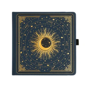 ARCHER & OLIVE | Cuaderno cuadrado (20x20 cm) Malla Puntos - Majestic Skies