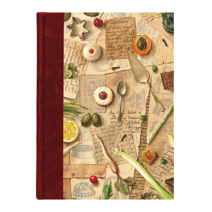 BOMO ART | Cuaderno B5 Recetas Cuero - Kitchen