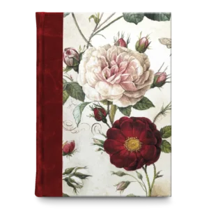 BOMO ART | Cuaderno Bullet Journal Malla puntos A5 Cuero - Roses