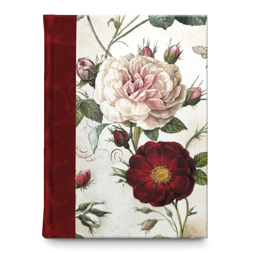 BOMO ART | Cuaderno Bullet Journal Malla puntos A5 Cuero - Roses