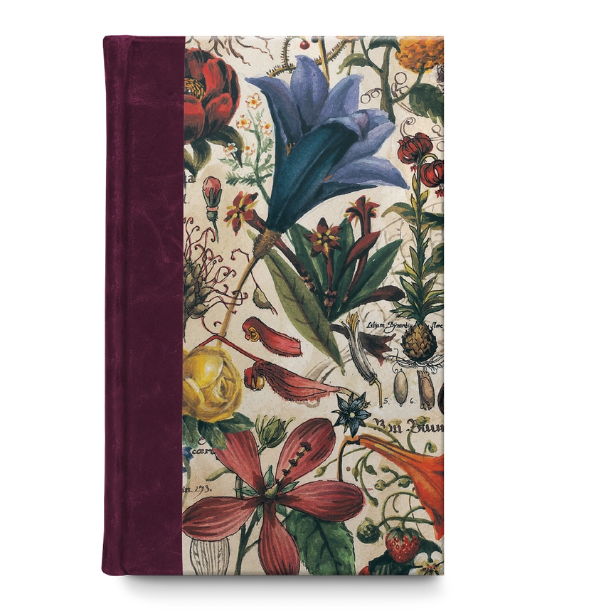 BOMO ART | Cuaderno Scrapbook Journal Liso A5 Cuero - Skybambi Botanics