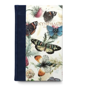 BOMO ART | Cuaderno Scrapbook Journal Liso A5 Cuero - Skybambi Butterflies