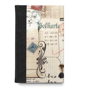 BOMO ART | Cuaderno Scrapbook Journal Liso A5 Cuero - Skybambi Hand Script