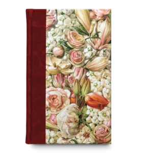 BOMO ART | Cuaderno Scrapbook Journal Liso A5 Cuero - Skybambi Tulips