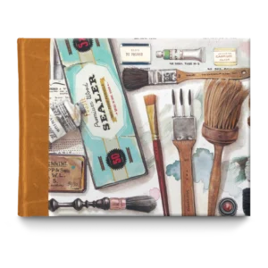 BOMO ART | Cuaderno Sketchbook Cuero A5 Liso - Atelier