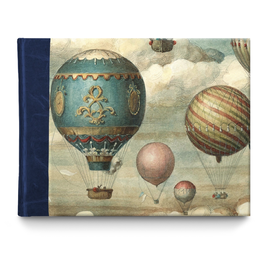 BOMO ART | Cuaderno Sketchbook Cuero A5 Liso - Balloon