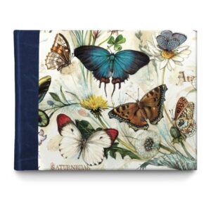 BOMO ART | Cuaderno Sketchbook Cuero A5 Liso - Butterflies
