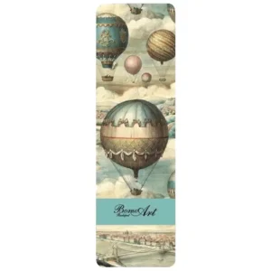 BOMO ART | Marcapáginas Artesanal + notas - Balloons