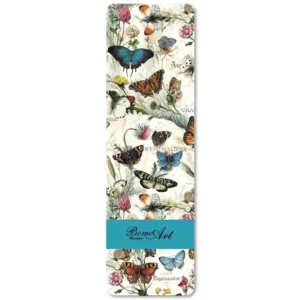 BOMO ART | Marcapáginas Artesanal + notas - Butterflies