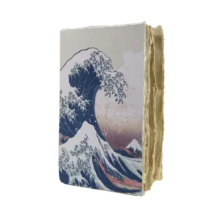 EPIGRAM | Cuaderno A5 Liso Artesanal Algodón - Hokusai