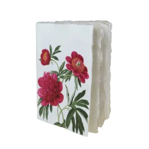 EPIGRAM | Cuaderno A5 Liso Artesanal Algodón - Peony Nassau