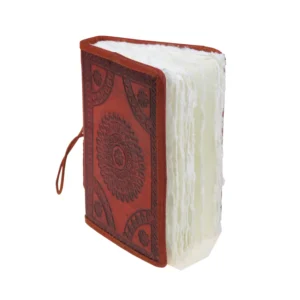 EPIGRAM | Cuaderno A6 Liso Artesanal Algodón - Camel Leather