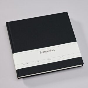 SEMIKOLON | Libro de Firmas Guestbook HERITAGE LINE - Black