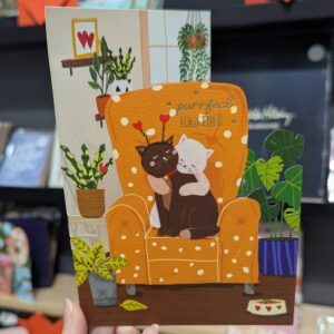 ALLJOY DESIGN | Tarjeta Felicitación Amor - Purrfect Together