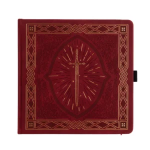ARCHER & OLIVE | Cuaderno cuadrado (20x20 cm) Malla Puntos - Knight's Sword