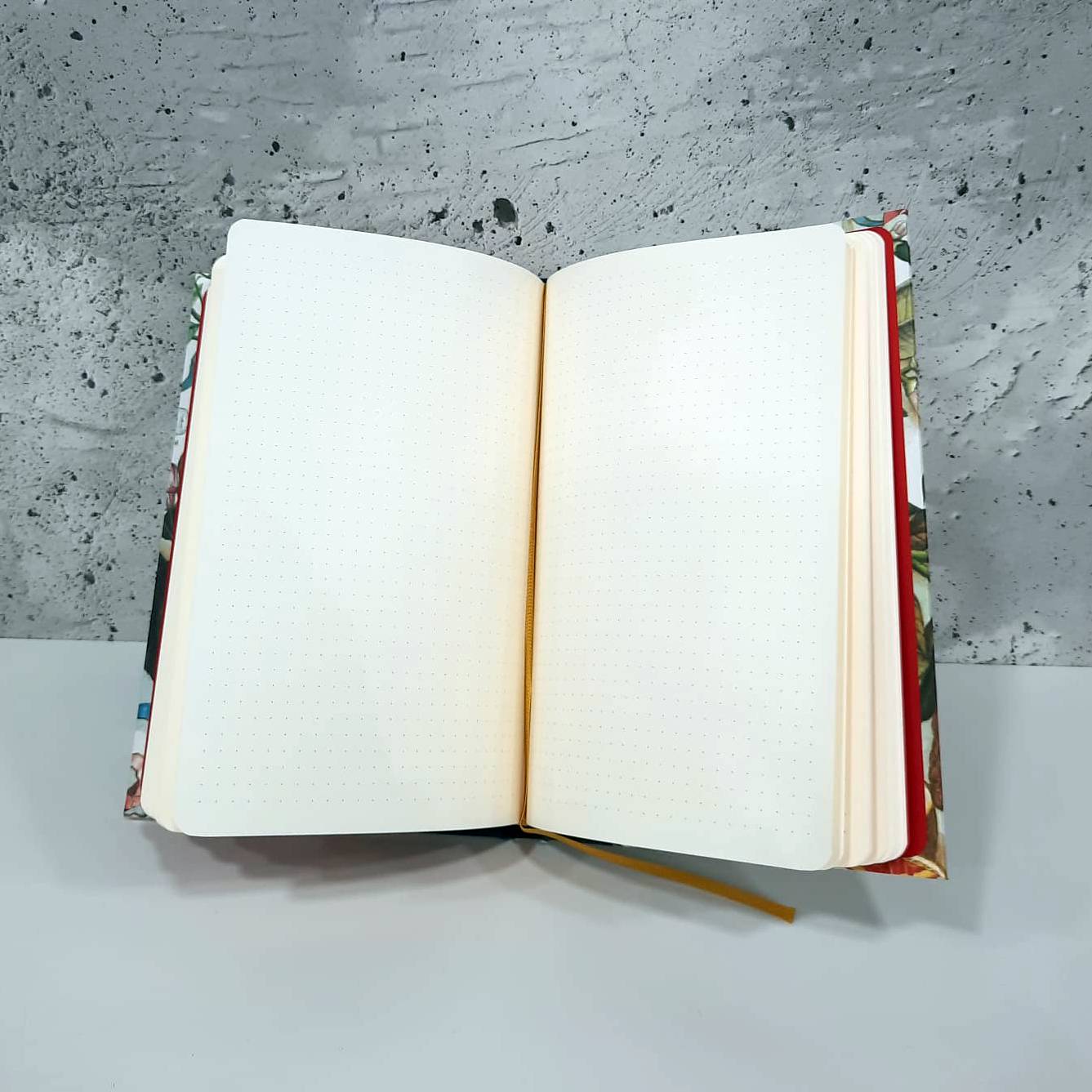 BOMO ART | Cuaderno Bullet Journal Malla puntos A5 Cuero - Roses - Imagen 2