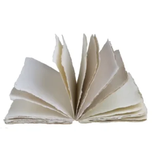 EPIGRAM | Cuaderno A5 Liso Artesanal Algodón - Old Book Parchment