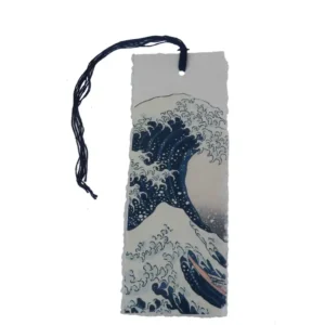 EPIGRAM | Marcapáginas Artesanal Algodón - Hokusai Wave