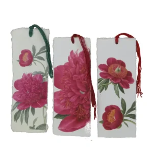 EPIGRAM | Marcapáginas Artesanal Algodón - Peony Nassau