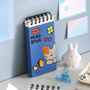 ICONIC | Cuaderno Estudio Word Book A6 DOODLE - 03 Blue