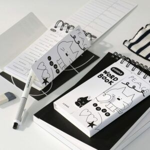 ICONIC | Cuaderno Estudio Word Book A6 DOODLE - 01 White
