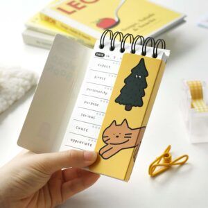 ICONIC | Cuaderno Estudio Word Book A6 DOODLE - 04 Cream Yellow