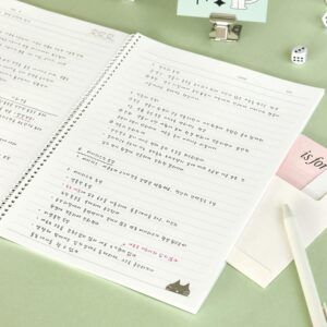 ICONIC | Cuaderno Rayado B5 DOODLE - 01 Cream Yellow