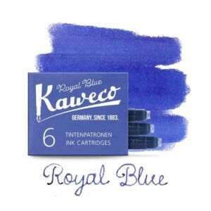 KAWECO | Caja 6 Cartuchos Tinta Royal Blue - Azul Real