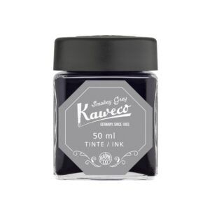 KAWECO | Tintero de cristal 50 ml Smoky Grey - Gris