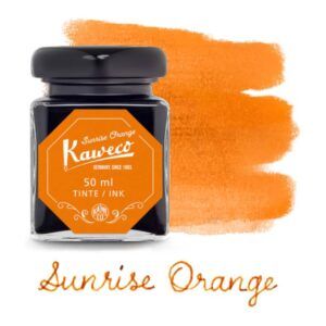 KAWECO | Tintero de cristal 50 ml Sunrise Orange - Naranja