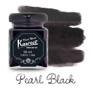 KAWECO | Tintero de cristal 50 ml Black Pearl - Negro