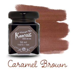 KAWECO | Tintero de cristal 50 ml Caramel Brown - Sepia
