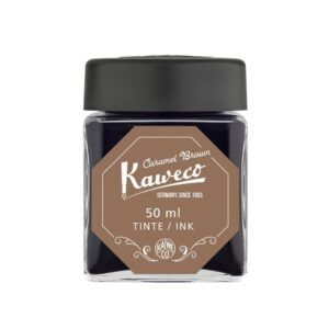 KAWECO | Tintero de cristal 50 ml Caramel Brown - Sepia