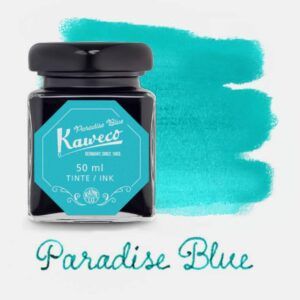 KAWECO | Tintero de cristal 50 ml Paradise Blue - Turquesa