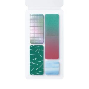 KING JIM | Pegatinas Coffret COSMETIC MOTIF - Bar Forest Green