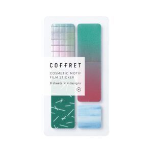 KING JIM | Pegatinas Coffret COSMETIC MOTIF - Bar Forest Green