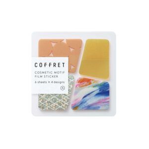 KING JIM | Pegatinas Coffret COSMETIC MOTIF - Film Sticker Apricot Orange
