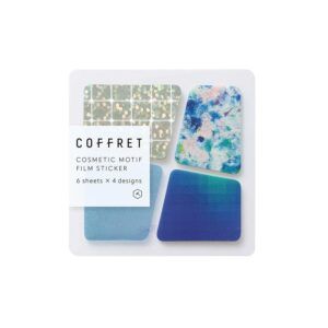 KING JIM | Pegatinas Coffret COSMETIC MOTIF - Film Sticker Lagoon Blue