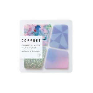 KING JIM | Pegatinas Coffret COSMETIC MOTIF - Film Sticker Lilac Pink