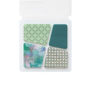 KING JIM | Pegatinas Coffret COSMETIC MOTIF - Film Sticker Peacock Green