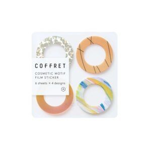 KING JIM | Pegatinas Coffret COSMETIC MOTIF - Ring Apricot Orange