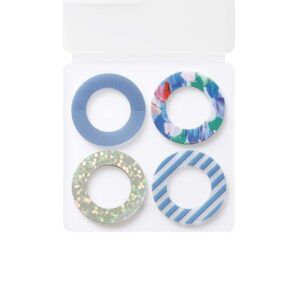 KING JIM | Pegatinas Coffret COSMETIC MOTIF - Ring Lagoon Blue