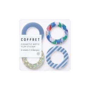 KING JIM | Pegatinas Coffret COSMETIC MOTIF - Ring Lagoon Blue